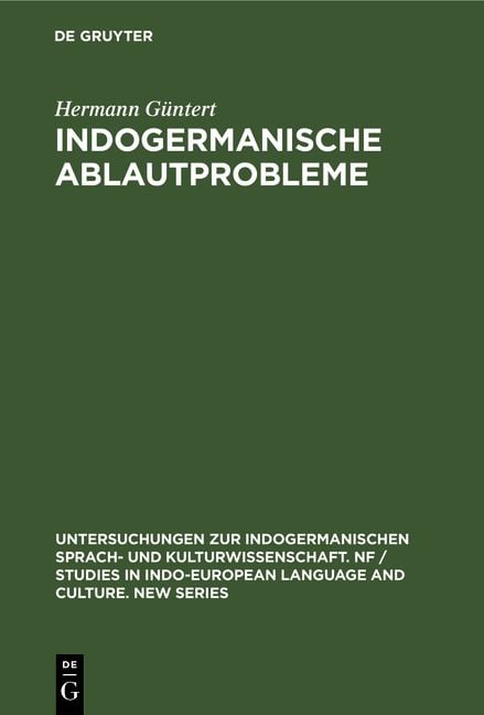 Produktbild: Indogermanische Ablautprobleme
