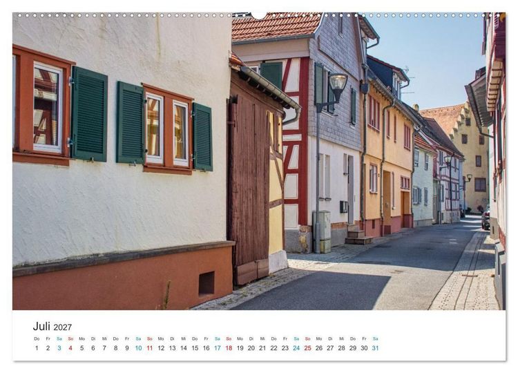 Produktbild: Babenhausen - Sch&ouml;ne Ecken und erstaunliche Besonderheiten (hochwertiger Premium Wandkalender 2027 DIN A2 quer), Kunstdruck in Hochglanz