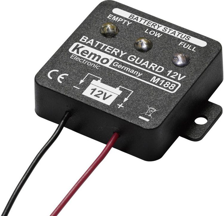 Produktbild: Kemo M188 Batteriew&auml;chter 12 V/DC