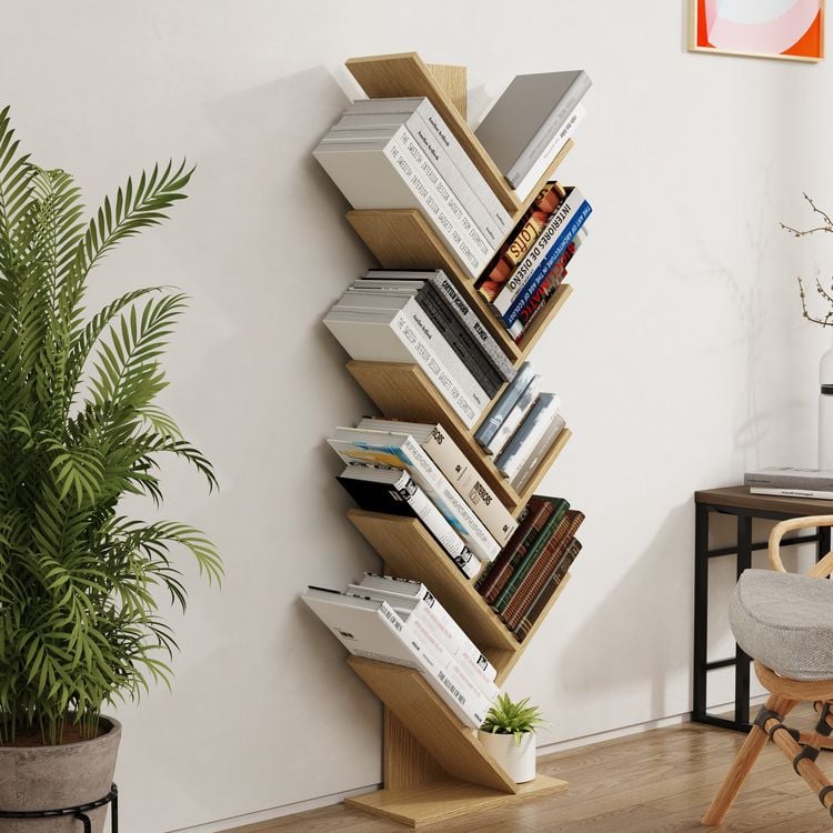 Holz Aufbewahrung Stand Regal Bcher Nulis XL kaufen