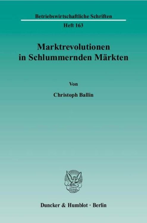 Produktbild: Marktrevolutionen in Schlummernden Märkten.