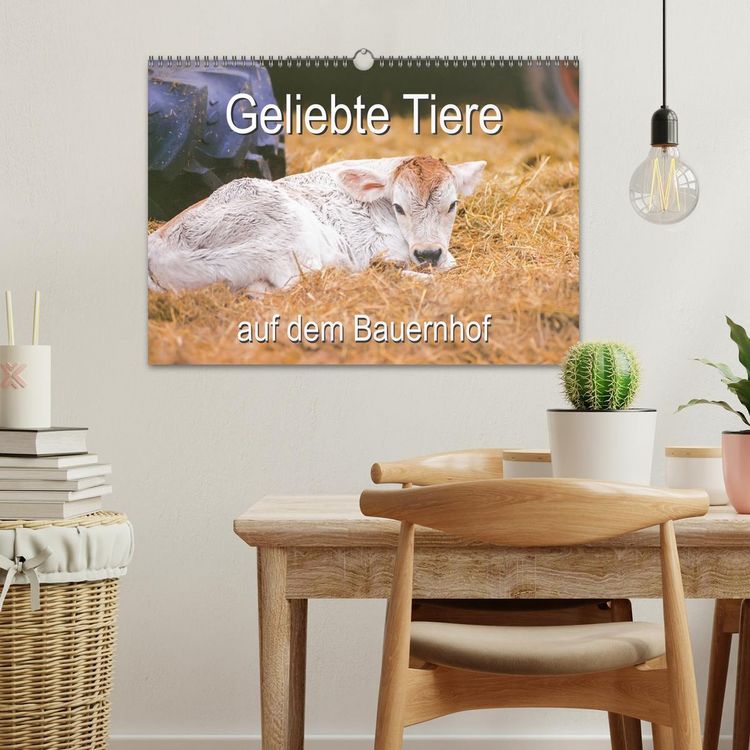 Produktbild: Geliebte Tiere auf dem Bauernhof (Wandkalender 2026 DIN A3 quer), CALVENDO Monatskalender