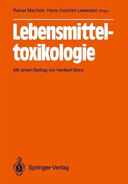 Produktbild: Lebensmitteltoxikologie