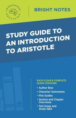 Produktbild: Study Guide to an Introduction to Aristotle