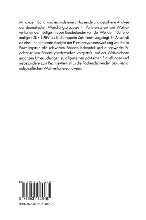 Produktbild: Parteien und W&auml;hler im Umbruch