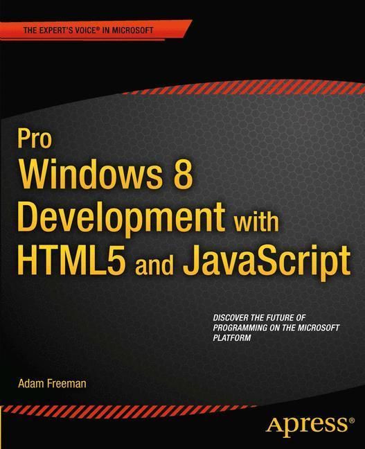 Produktbild: Pro Windows 8 Development with HTML5 and JavaScript