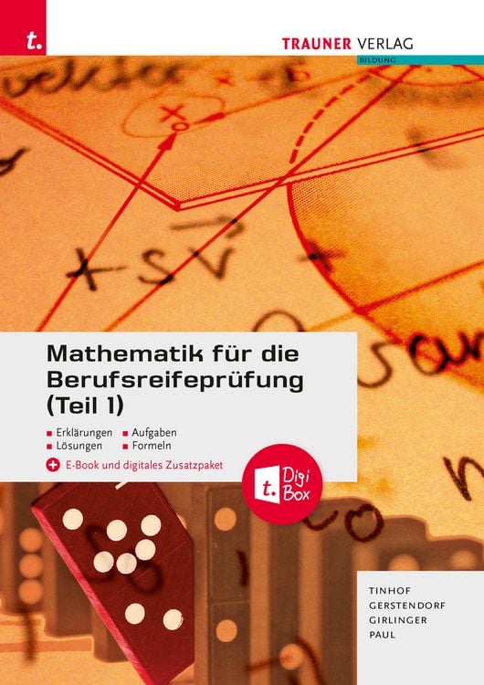 Produktbild: Mathematik f&uuml;r die Berufsreifepr&uuml;fung (Teil 1) + digitales Zusatzpaket + E-Book