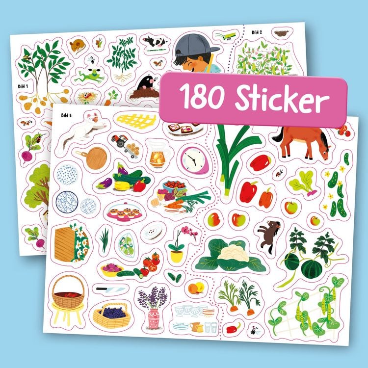 Produktbild: Stickern ohne Ende - Mein kleiner Garten