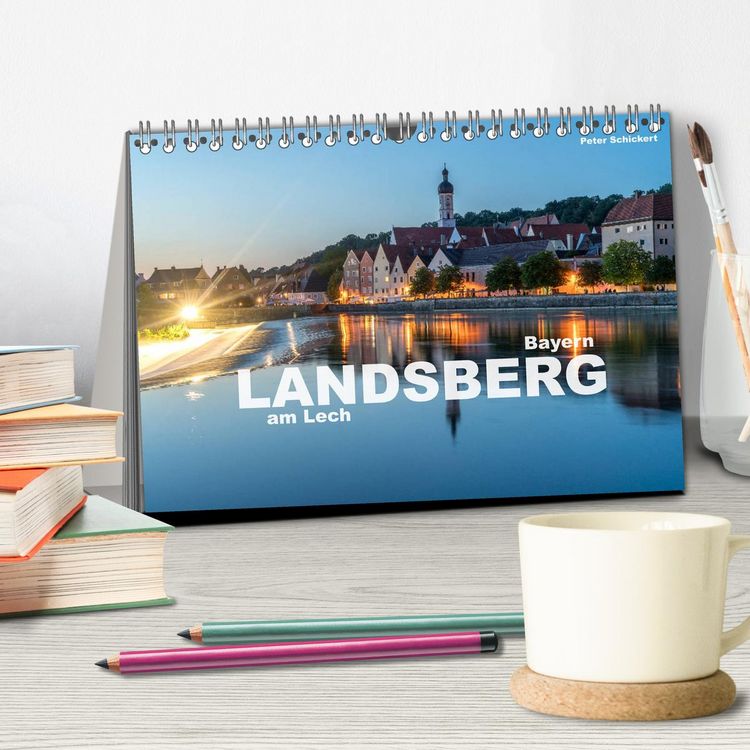 Produktbild: Landsberg am Lech (Tischkalender 2026 DIN A5 quer), CALVENDO Monatskalender