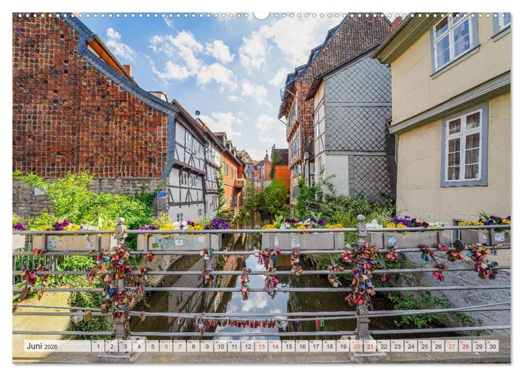 Produktbild: Wolfenb&uuml;ttel Impressionen (hochwertiger Premium Wandkalender 2026 DIN A2 quer), Kunstdruck in Hochglanz