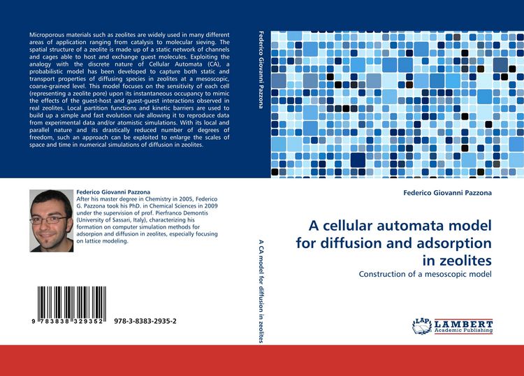 Produktbild: A cellular automata model for diffusion and adsorption in zeolites