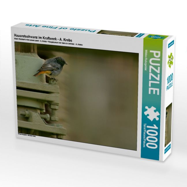 Produktbild: CALVENDO Puzzle Hausrotschwanz im Kraftwerk - A. Krebs 1000 Teile Puzzle quer | 1000 Teile Lege-Gr&ouml;&szlig;e 64 &times; 48 cm Foto-Puzzle f&uuml;r gl&uuml;ckliche Stunden