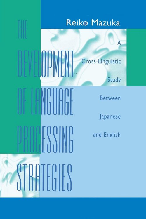 Produktbild: The Development of Language Processing Strategies