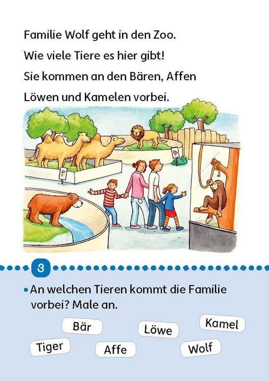 Produktbild: Lesen lernen 1. Klasse f&uuml;r Jungen und M&auml;dchen - Tiergeschichten
