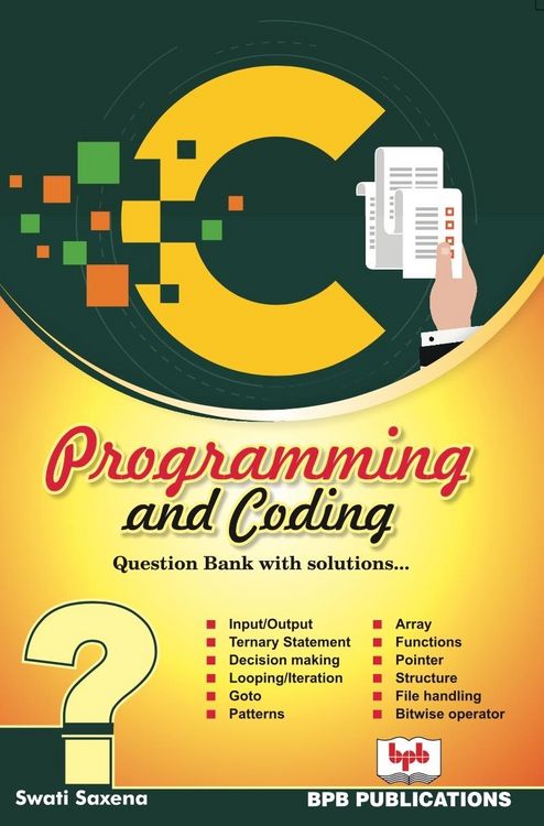 Produktbild: C Programming and Coding Question Bank with Solutions