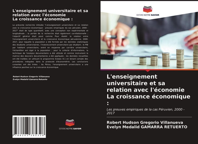 Produktbild: L'enseignement universitaire et sa relation avec l'&eacute;conomie La croissance &eacute;conomique :