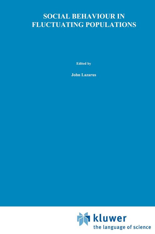Produktbild: Social Behaviour in Fluctuating Populations