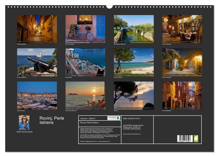 Produktbild: Rovinj, Perle Istriens (Wandkalender 2026 DIN A2 quer), CALVENDO Monatskalender