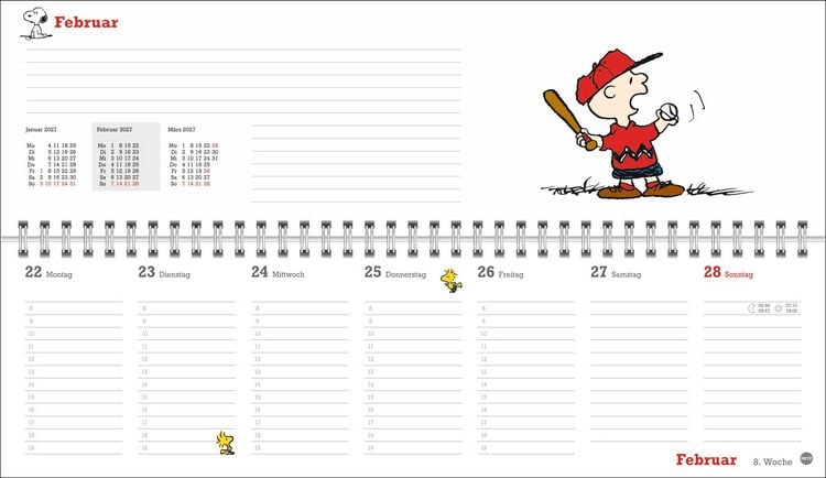 Produktbild: Peanuts Wochenquerplaner 2027