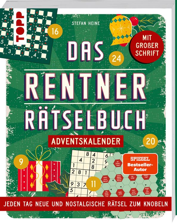 Produktbild: Das Rentner-R&auml;tselbuch &ndash; Adventskalender