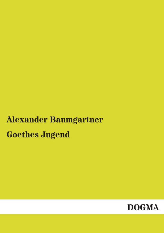 Produktbild: Goethes Jugend