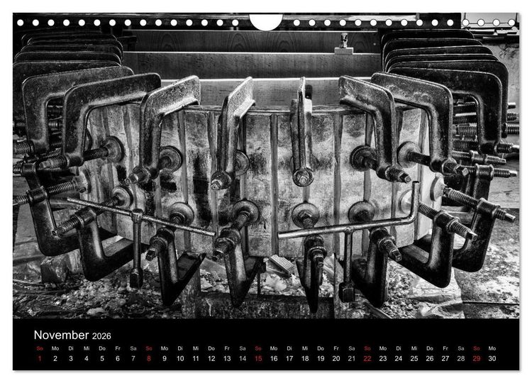 Produktbild: Klavierbau (Wandkalender 2026 DIN A4 quer), CALVENDO Monatskalender