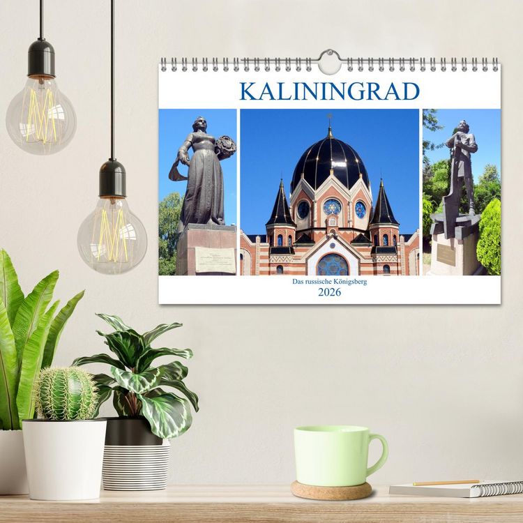 Produktbild: Kaliningrad - Das russische K&ouml;nigsberg (Wandkalender 2026 DIN A4 quer), CALVENDO Monatskalender