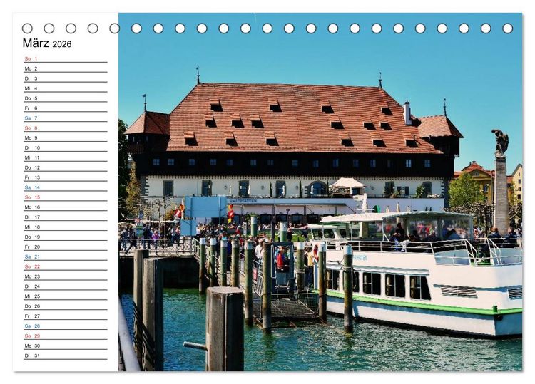 Produktbild: Konstanz - Ansichtssache (Tischkalender 2026 DIN A5 quer), CALVENDO Monatskalender