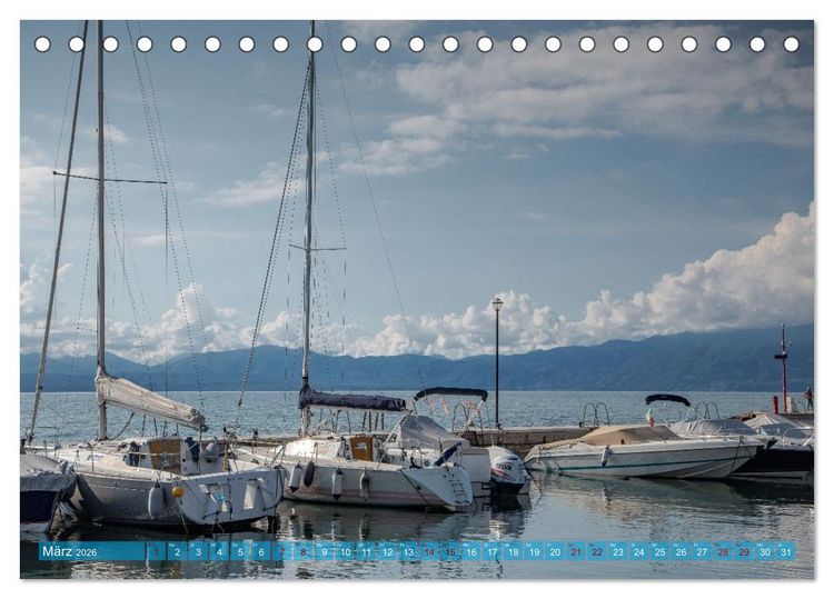 Produktbild: Lazise und der Gardasee (Tischkalender 2026 DIN A5 quer), CALVENDO Monatskalender