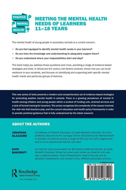 Produktbild: Meeting the Mental Health Needs of Learners 11-18 Years