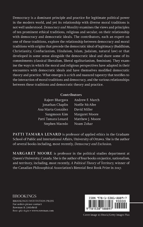 Produktbild: Democracy and Morality