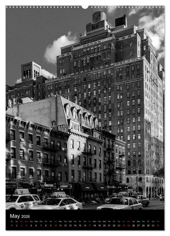 Produktbild: New York City (High Quality Premium Wall Calendar 2026 DIN A2 portrait),CALVENDO 12 Month Wall Calendar