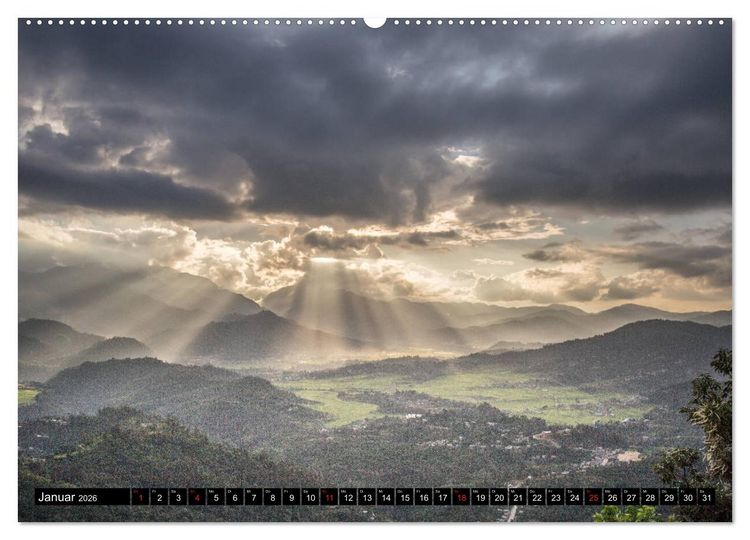Produktbild: Lichtmomente - Eine Reise durch Nepal (hochwertiger Premium Wandkalender 2026 DIN A2 quer), Kunstdruck in Hochglanz