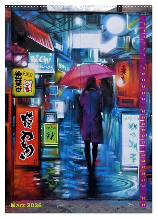 Produktbild: London - Hotspot der Street Art (Wandkalender 2026 DIN A2 hoch), CALVENDO Monatskalender