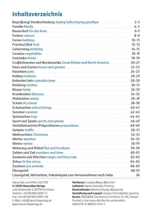 Produktbild: Mein buntes Vokabelheft Englisch 3./4. Klasse