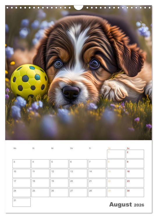 Produktbild: Liebenswerte Hunde und Katzen (Wandkalender 2026 DIN A3 hoch), CALVENDO Monatskalender