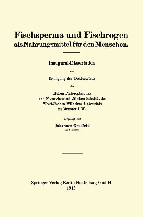 Produktbild: Fischsperma und Fischrogen als Nahrungsmittel f&uuml;r den Menschen
