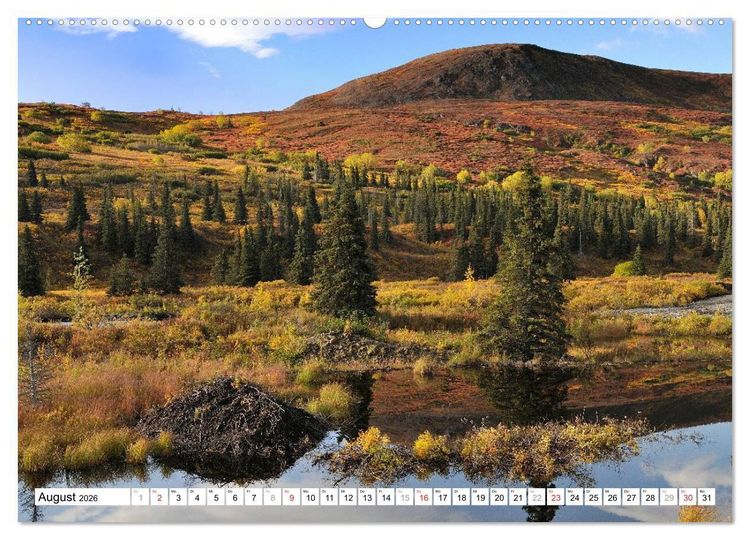 Produktbild: Alaska - Lockruf der Wildnis (hochwertiger Premium Wandkalender 2026 DIN A2 quer), Kunstdruck in Hochglanz