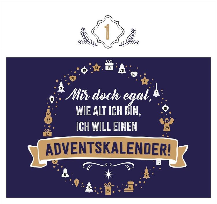 Produktbild: Postkarten-Adventskalender. Bitte lassen Sie Ihr Geb&auml;ck nicht unbeaufsichtigt!
