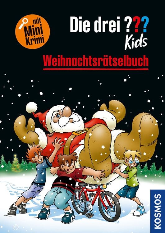 Produktbild: Die drei ??? Kids Weihnachtsr&auml;tselbuch