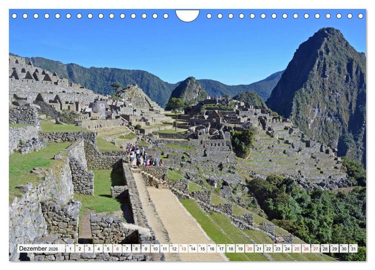 Produktbild: Faszination PERU, zwischen Anden und Regenwald (Wandkalender 2026 DIN A4 quer), CALVENDO Monatskalender