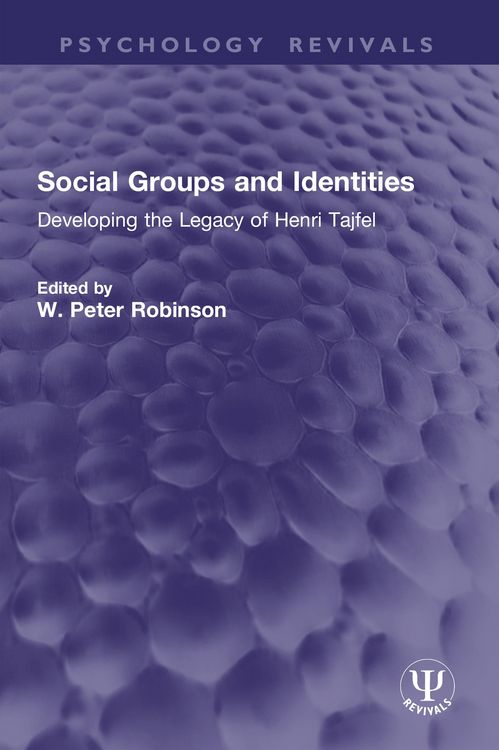 Produktbild: Social Groups and Identities