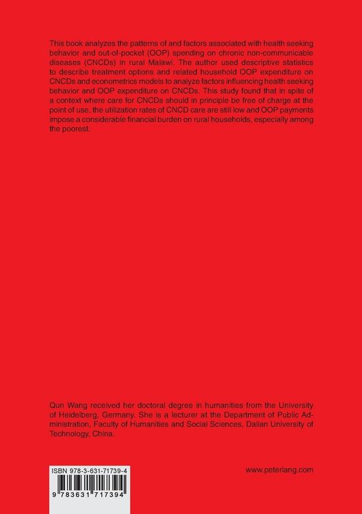 Produktbild: Health Seeking Behavior and Out-of-Pocket Expenditure on Chronic Non-communicable Diseases in Sub-Saharan Africa