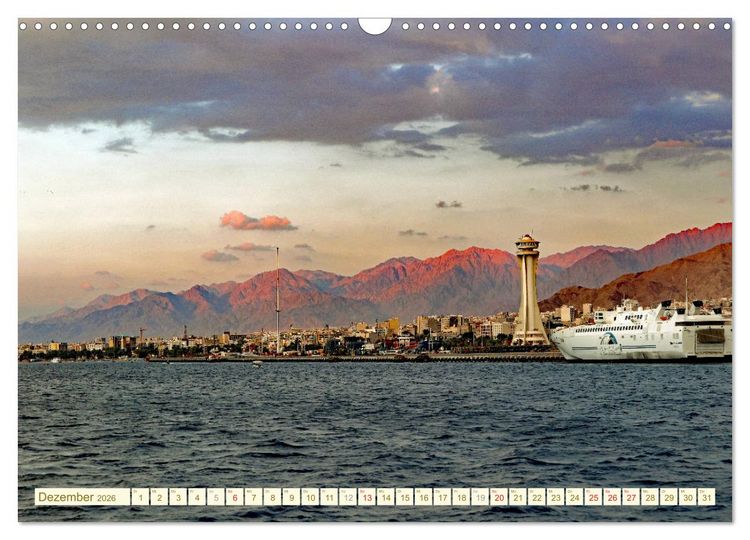 Produktbild: Urlaub in JORDANIEN (Wandkalender 2026 DIN A3 quer), CALVENDO Monatskalender