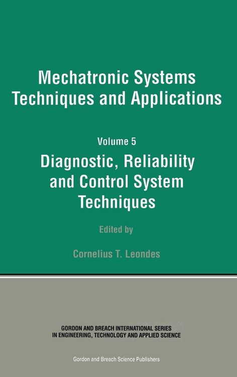 Produktbild: Diagnostic, Reliablility and Control Systems