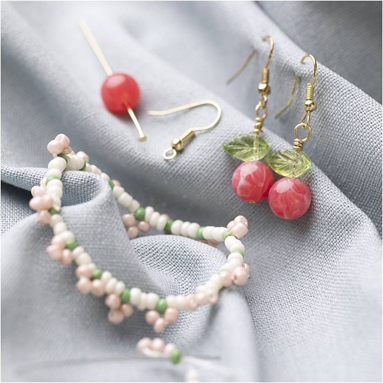 Produktbild: Creativ Company DIY Sets Beads Starter Kreativ Set Schmuck Leuchtende Farben, Kreativ Box