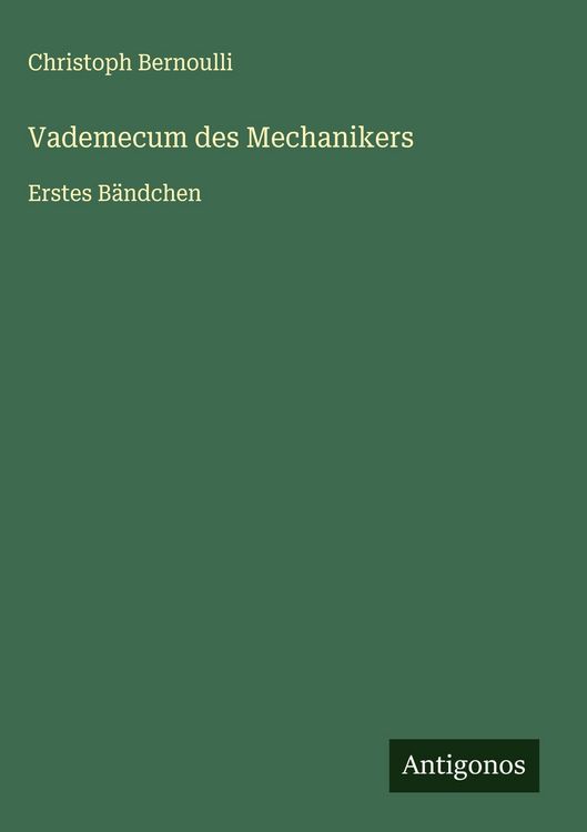 Produktbild: Vademecum des Mechanikers