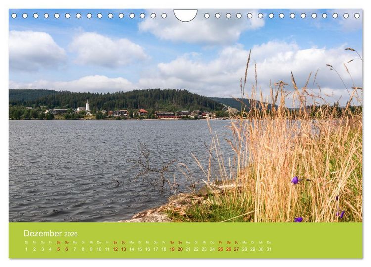 Produktbild: Hochschwarzwald - Traumhafte Landschaften im Schwarzwald (Wandkalender 2026 DIN A4 quer), CALVENDO Monatskalender