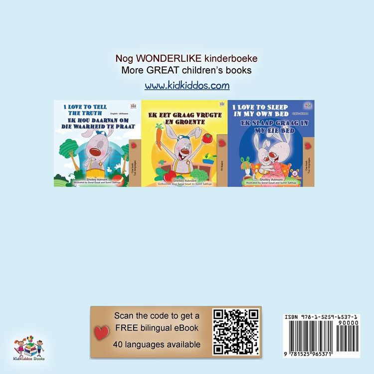 Produktbild: I Love to Help (Afrikaans English Bilingual Book for Kids)