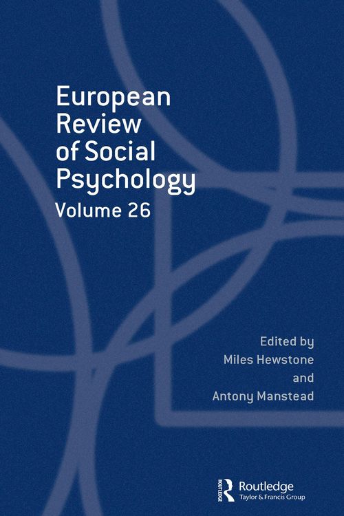 Produktbild: European Review of Social Psychology: Volume 26